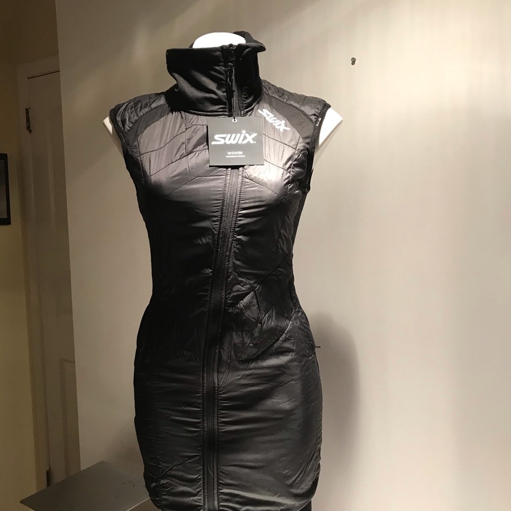 SWIX insulated long vest.